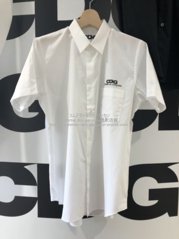 無地・新色登場！ CDG short sleeve shirt コムデギャルソン 半袖