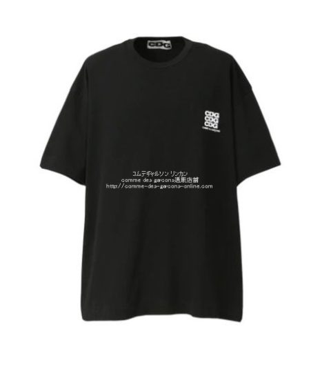 コムデギャルソンCDG オーバーサイズTシャツ-ニュークラシック ロゴ 