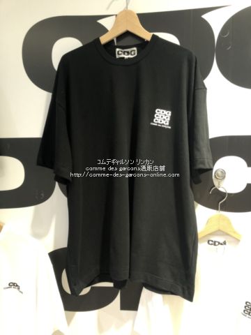 コムデギャルソンCDG オーバーサイズTシャツ-ニュークラシック ロゴ -2022SS