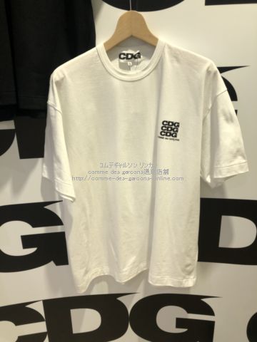 コムデギャルソンCDG オーバーサイズTシャツ-ニュークラシック ロゴ -2022SS