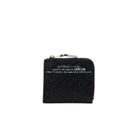 コムデギャルソン エンボスルーツ SA3100 L字型ミニ財布・コインケース 