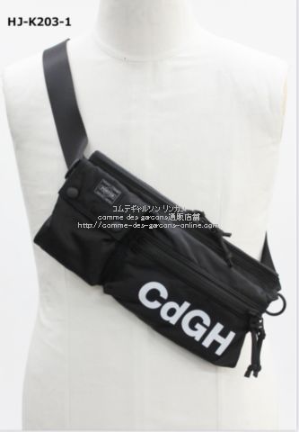 コムデギャルソンオム ×ポーター ボディーバッグ-CDG homme × PORTER 2022AW