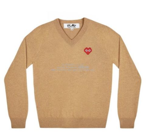 play-Invader-22aw-vknit-camel