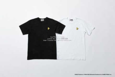 コムデギャルソンCDG×Pokémon(ポケモン)Tシャツ-ピカチュー ワンポイント-