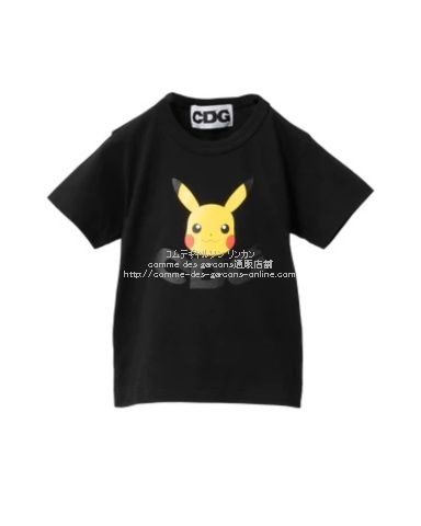 コムデギャルソンCDG×Pokémon(ポケモン)キッズTシャツ-子供服