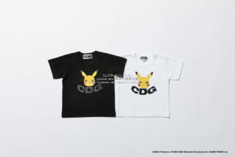 コムデギャルソンCDG×Pokémon(ポケモン)キッズTシャツ-子供服