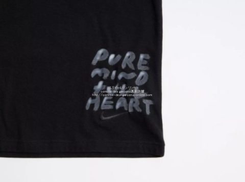 【BLACKCOMMEdesGARCONS×NIKE】23SSメッセージTシャツ