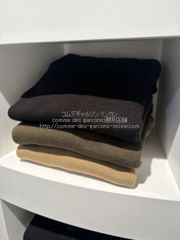 CDGニット-アウトサイドシーム ロングバック| コムデギャルソン