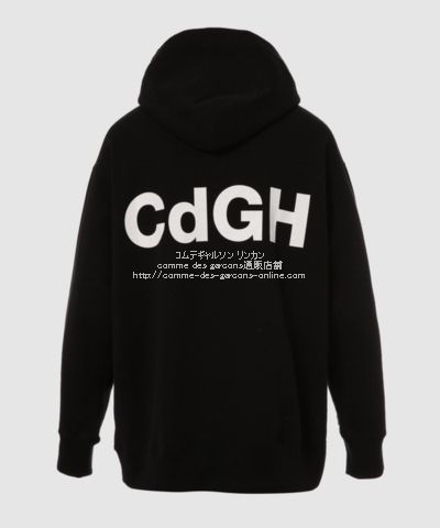 COMME des GARCONS HOMME スウェットパーカーバックプリントパーカー