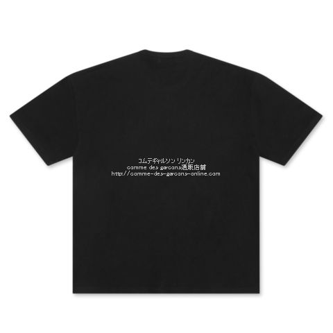 ブラック コムデギャルソン限定ナイキ ビックサイズTシャツ-黒-2023SS