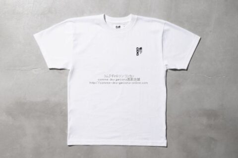 cdg-northface-tee-wh