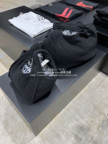 約46cm横BLACK COMME des GARCONS トートバッグ ブラック