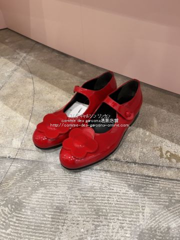 COMME des GARCONS GIRL シューズ（その他） 23cm 赤靴/シューズ