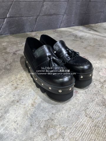 箱ありtao COMME des GARCONS 厚底ローファー 22.5cm - ローファー/革靴