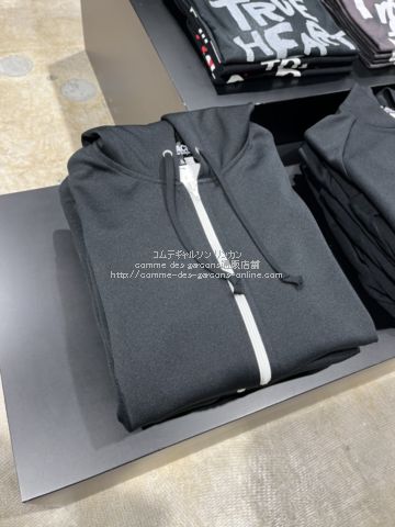 ブラック コムデギャルソン フード付ジャージ トップス| コムデギャルソン リンカン-comme des garcons通販店舗