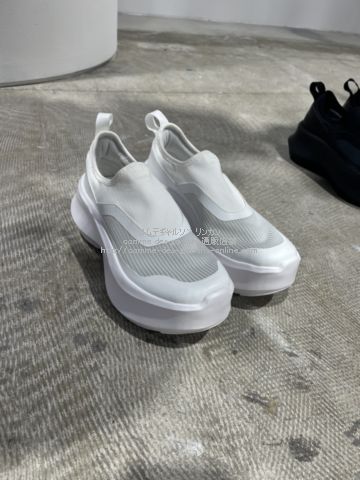 コムデギャルソン限定サロモン 厚底 スリッポン-白--Salomon Slip-on Platform 2023AW-