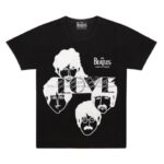 コムデギャルソン ビートルズ限定Tシャツ-黒-LOVE-メンバー