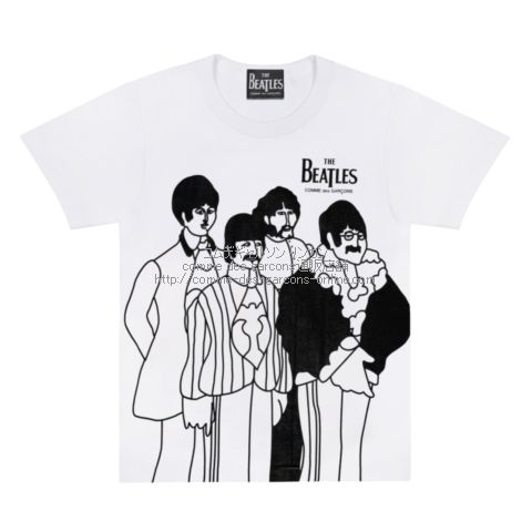 Tシャツ(半袖/袖なし)コムデギャルソン THE BEATLES Tシャツ XS