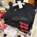 プレイ コムデギャルソン Uネック Wハート カーディガン 黒-ユニセックス