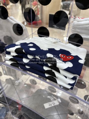水玉 PLAY Comme des Garcons プレイコムデギャルソン ドット（柄）-プレイ・コムデギャルソン（Play Comme des