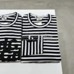 コムデギャルソン 限定 CDG アーム（袖）ロゴ ボーダー 長袖T