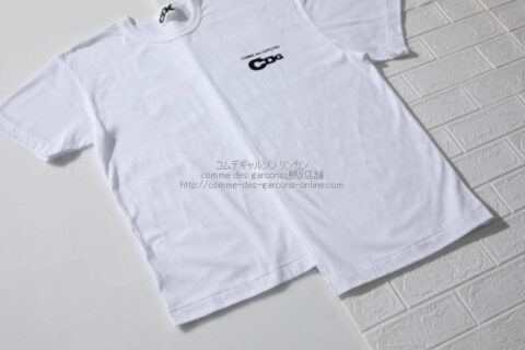 CDGコムデギャルソン アシンメトリー ドッキングTシャツ-ノーマル