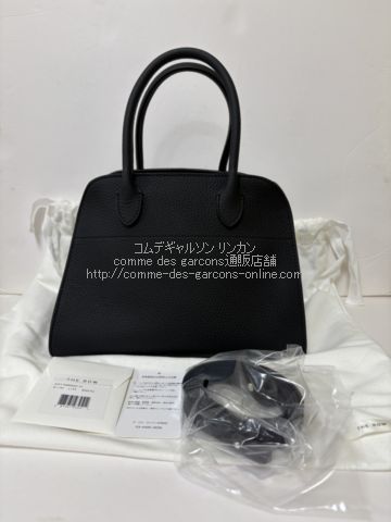 ザ・ロウ マルゴー 10 黒-THE ROW MARGAUX 10 black-グレインレザー 