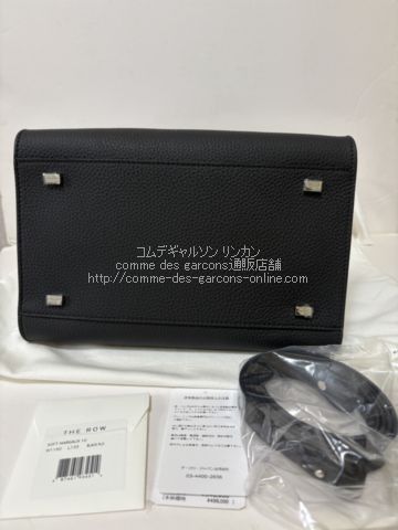 ザ・ロウ マルゴー 10 黒-THE ROW MARGAUX 10 black-グレインレザー 