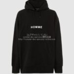 コムデギャルソンオム “HOMME” ロゴ フード付パーカー