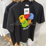 batpe-cdg-25ss-5ape-head-tee-bk