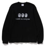 batpe-cdg-25aw-waffle-ls-tee-bk
