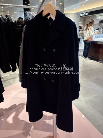 COMMEdesGARCONS GIRLナイロンブルゾン コムデギャルソンガール ウール ナイロン ピーコート-25AW