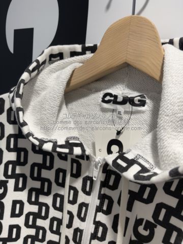CDG コムデギャルソン オールオーバープリント ZIP パーカー/スエットシャツ