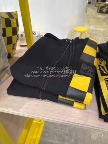 コムデギャルソン×オニツカタイガー ジップ フーディー