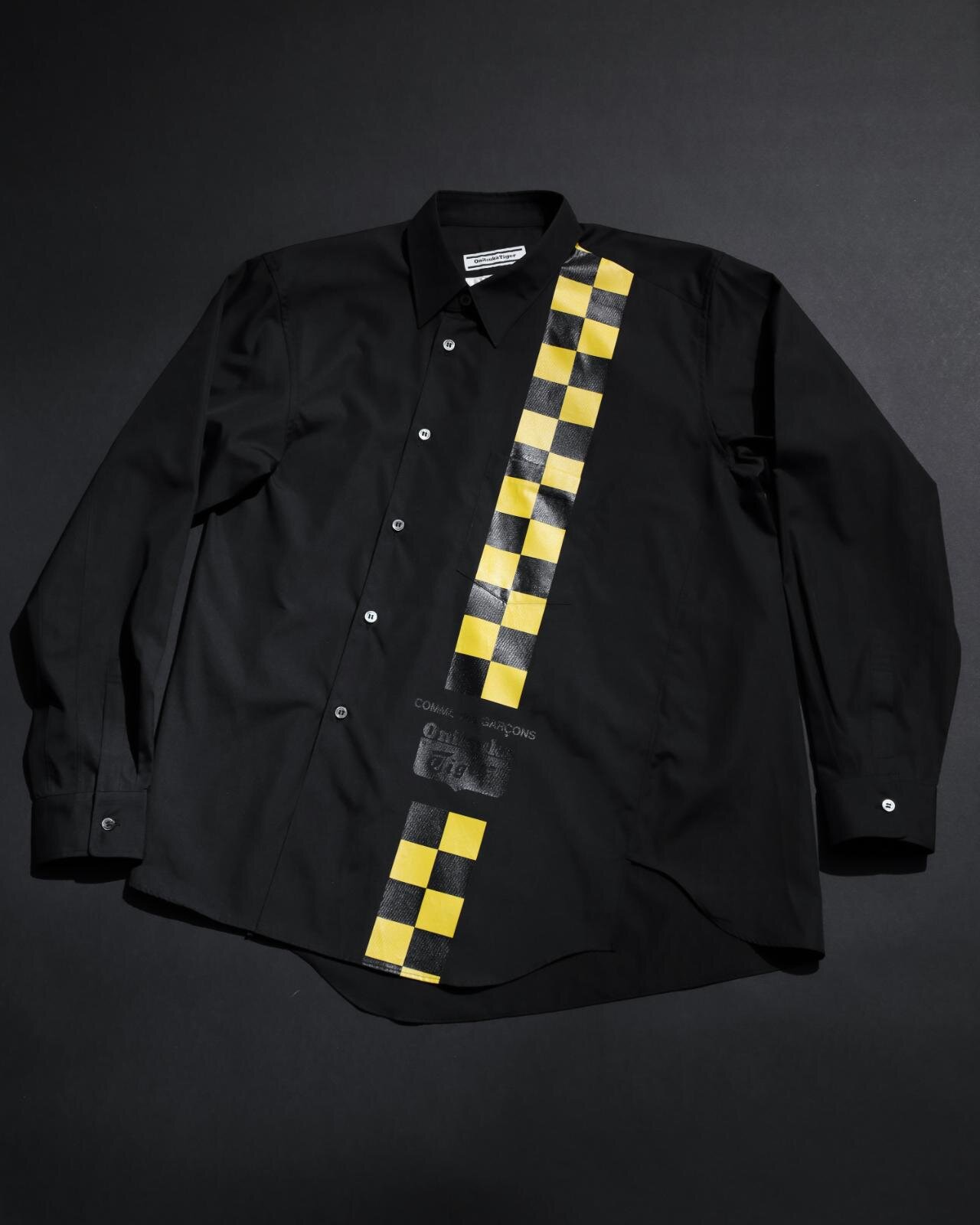 コムデギャルソン×オニツカタイガー バイアス シャツ