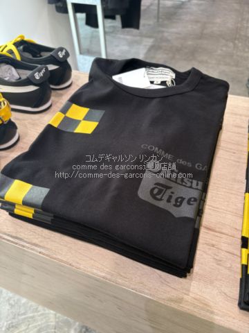 コムデギャルソン×オニツカタイガー 半袖Tシャツ