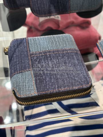 コムデギャルソン SA2100DP デニム ポケット-二つ折り財布