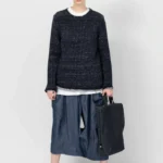 ブラック コムデギャルソン デニム バッグ-26SS