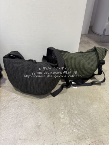 コムデギャルソンオム バナナバッグ-グリッドチェック-26SS