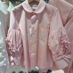 コムデギャルソンガール アーム フリル長袖シャツ-ブラウス-26SS