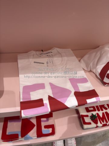 コムデギャルソンガール ウェストフォール 限定 大きなロゴTシャツ-26SS