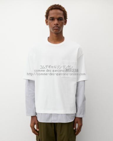 コムデギャルソンオム シャツレイヤードTシャツ-26SS