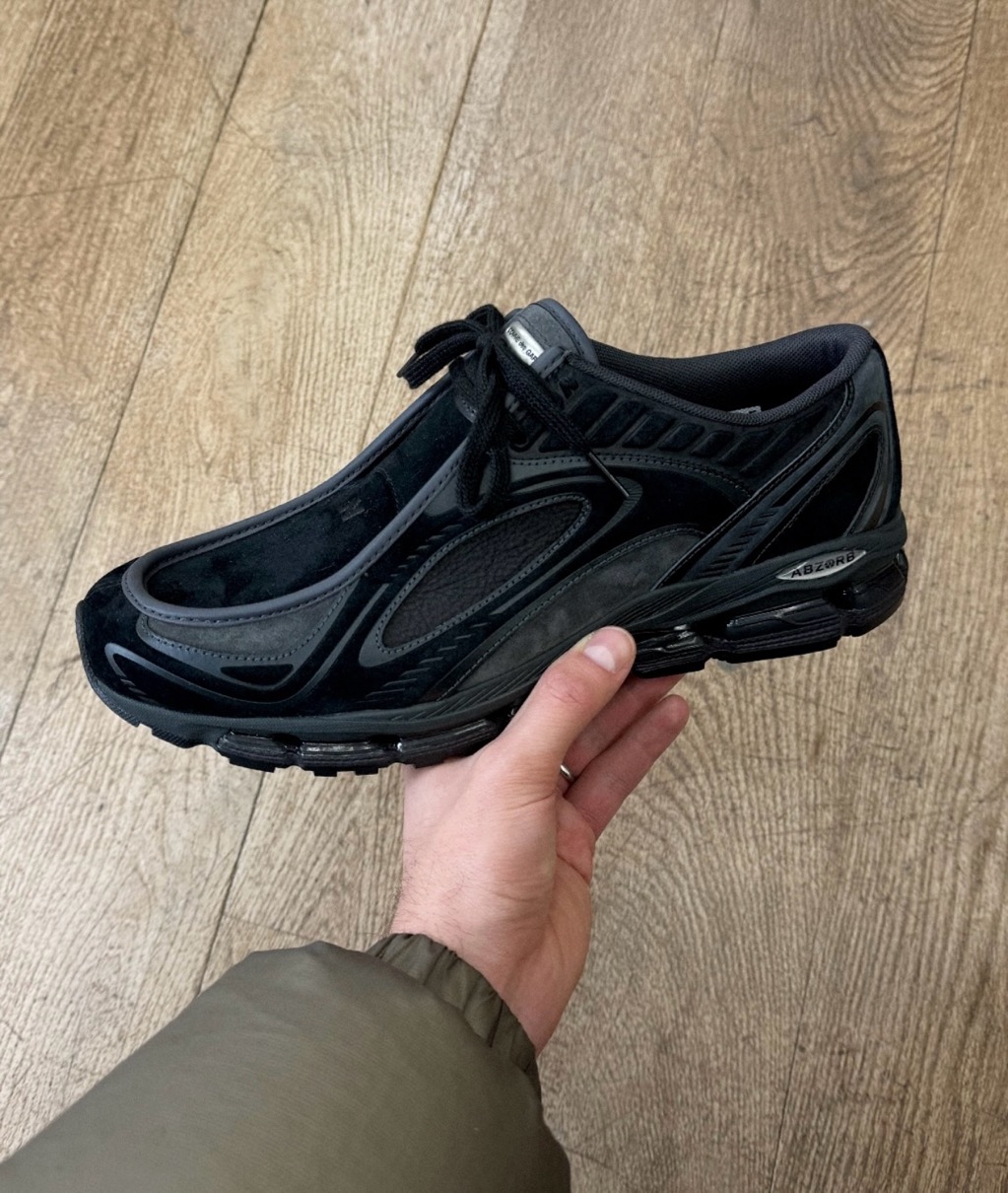 コムデギャルソン オム ニューバランス 1890A-黒-26SS-モカシンスニーカー