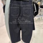 コムデギャルソンオム 綿デニム製品洗 カーブパンツ-26SS