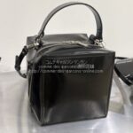 ジュンヤ・ワタナベ スプリットレザー サイコロ型 2WAYバッグ-26SS