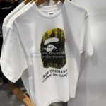 ア ベイシング エイプ × コムデギャルソン大阪-26SS-BIG APE HEAD Tシャツ-白