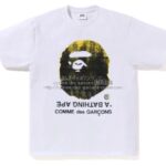 コムデギャルソン大阪 X BAPE®︎-26SS-BIG APE HEAD Tシャツ-白