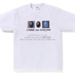 コムデギャルソン大阪 X BAPE®︎-26SS-SCREEN Tシャツ-白