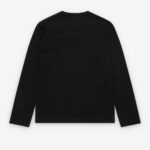 ブラック コムデギャルソン メッセージ長袖Tシャツ-ロンT-黒-1Q-T101-26SS