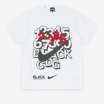 ブラック コムデギャルソン ナイキ限定Tシャツ-1Q-T102-26SS